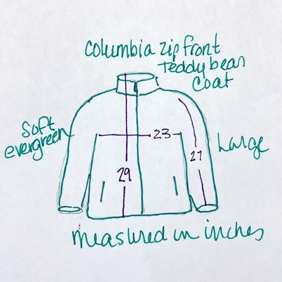 Columbia Gray Sherpa Fleece Jacket size L - Picture 9 of 9